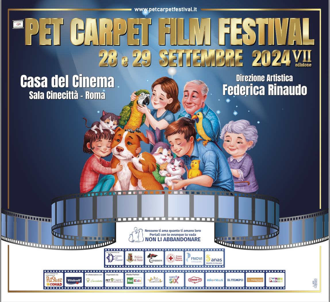 Polizia, Carabinieri, Croce Rossa, Anas al Pet Carpet Film Festival. Insieme per l’inclusione alla VII edizione della kermesse cinematografica internazionale e solidale dedicata al mondo animale.