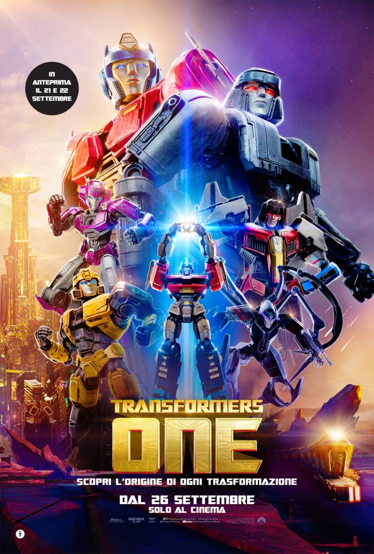 Transformers One: le origini animate dei trasformabili Hasbro