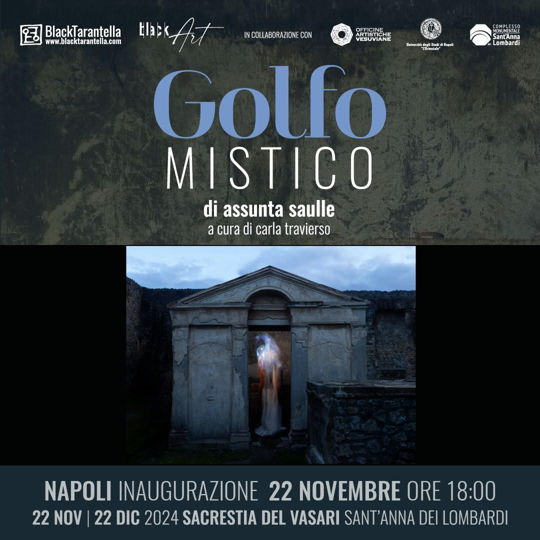 “Golfo Mistico” di Assunta Saulle, la mostra a cura di Carla Travierso dal 22 novembre al 22 dicembre a Napoli, nella rinascimentale Sacrestia del Vasari del Complesso Monumentale – Sant’Anna dei Lombardi. 