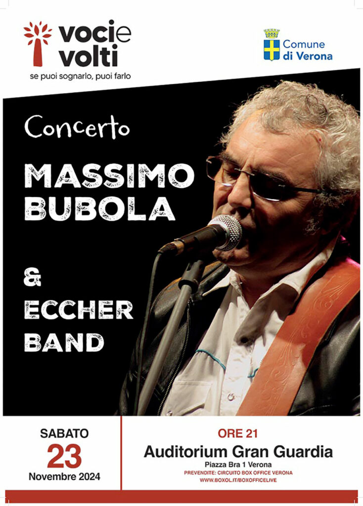 MASSIMO BUBOLA, SABATO A VERONA