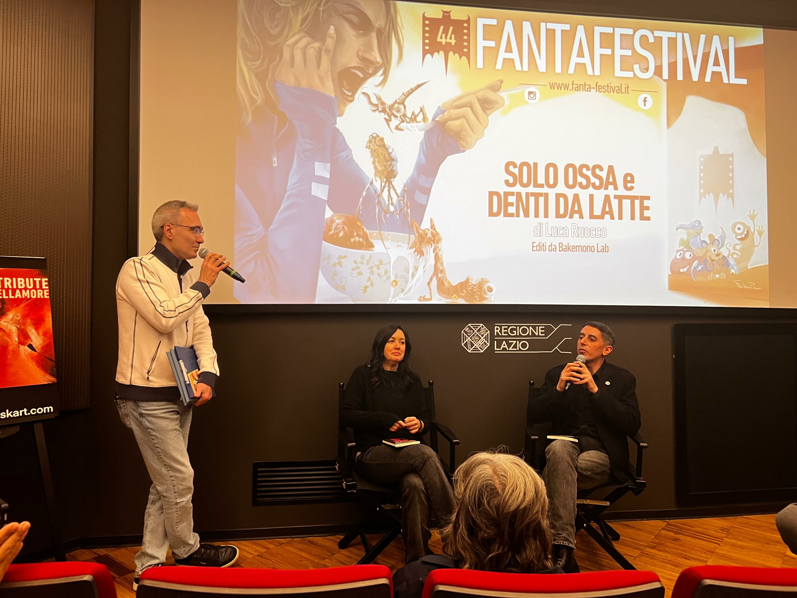 Luca Ruocco presenta “Solo Ossa” e “Denti da Latte” al 44° Fantafestival: un viaggio nell’horror letterario