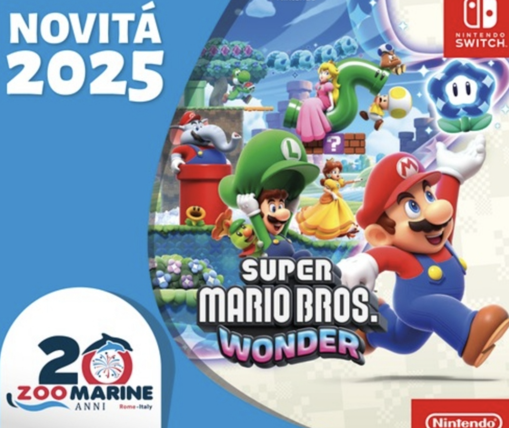 Nintendo arriva a Zoomarine con la prima Nintendo Game Experience in Italia